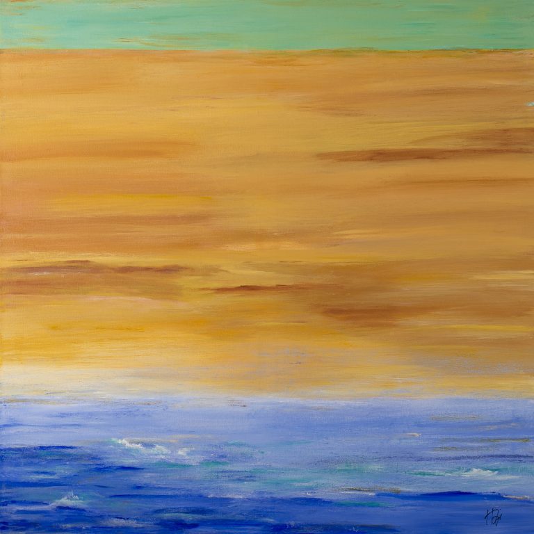 ELEMENT Erde, Acryl a. LW. 80x80cm