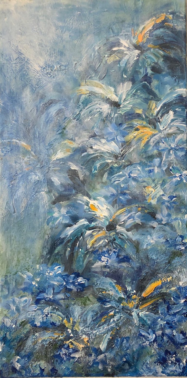 Flowers of my Hart VIII,40x80cm