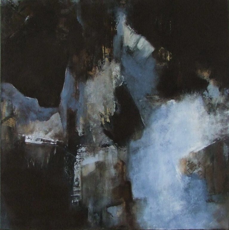 Kontraste II Acryl Mischtechnik a.LW 60×60 cm