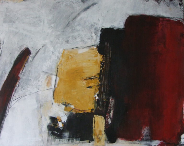 Ohne Titel Acryl Mischtrechnik a. LW 80×100 cm