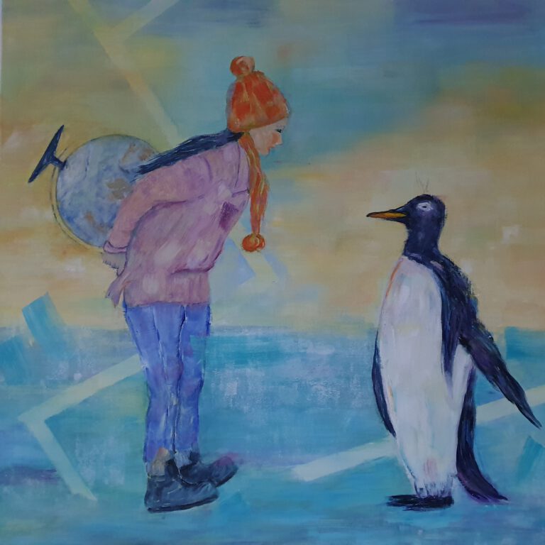 Terra, 80x80cm, Acryl a. Leinwand