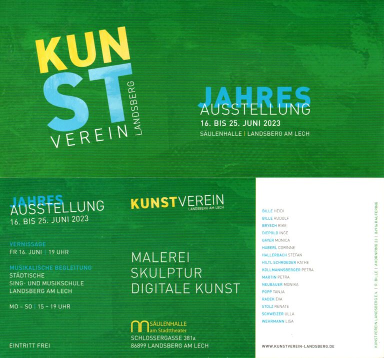 Jahresausstellung 2023 Säulenhalle